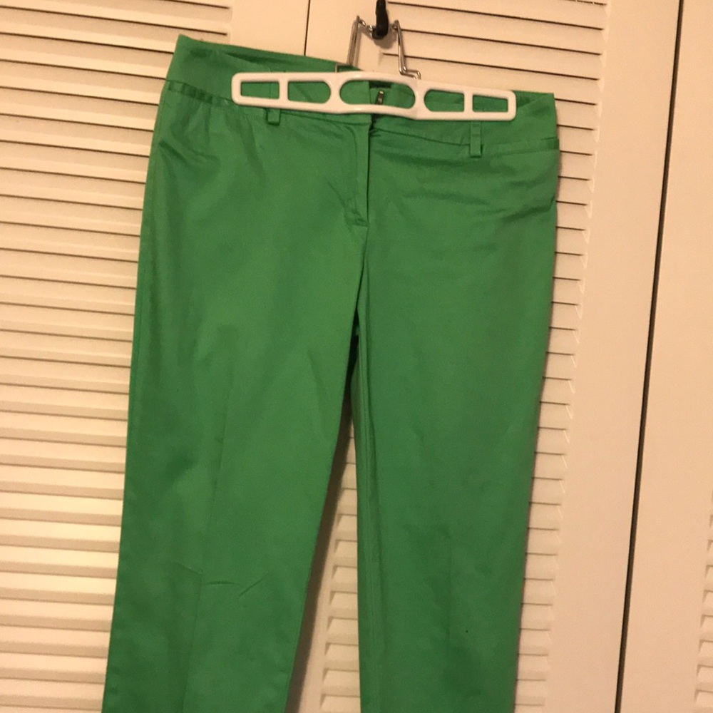 Lime Green Ankle Work Pants